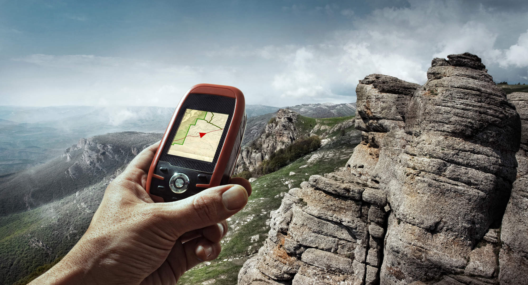 Follow GPS in Mountains